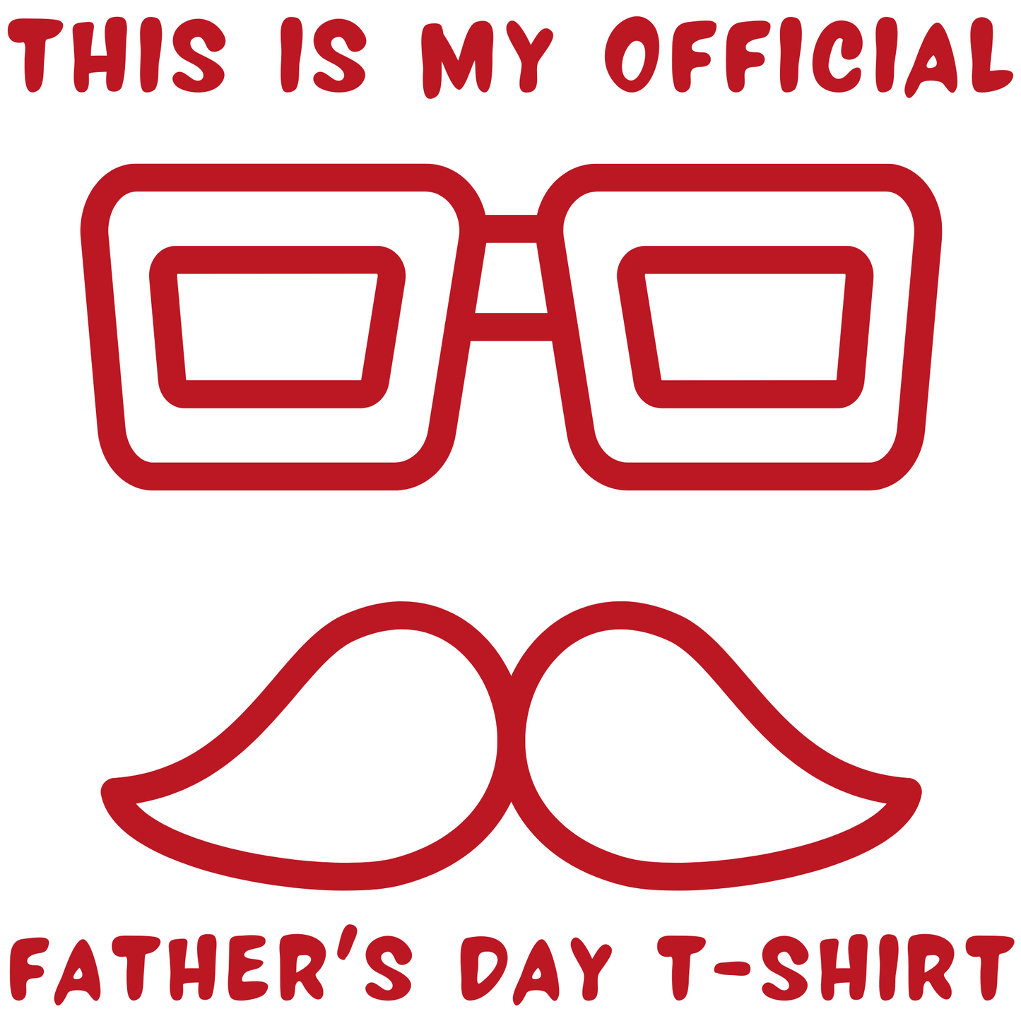 Official Fathers Day DTF Transfer