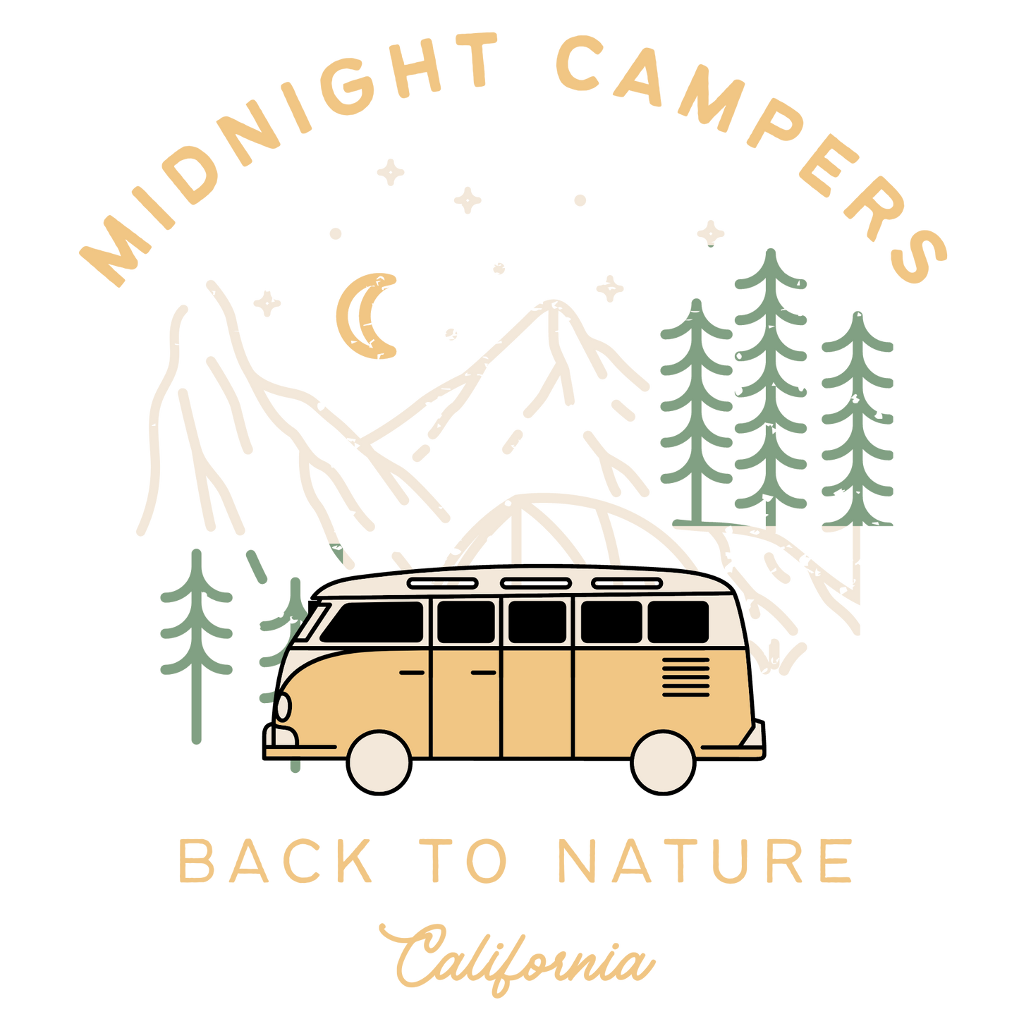 Midnight Campers DTF Transfers
