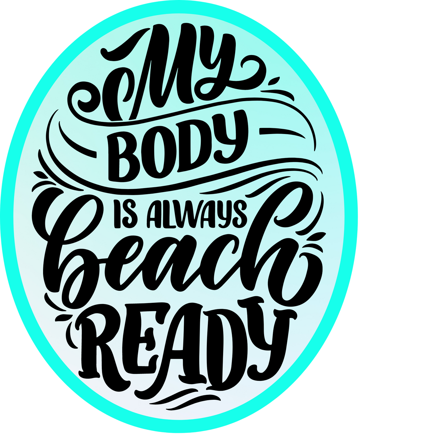 Beach Ready DTF Transfers
