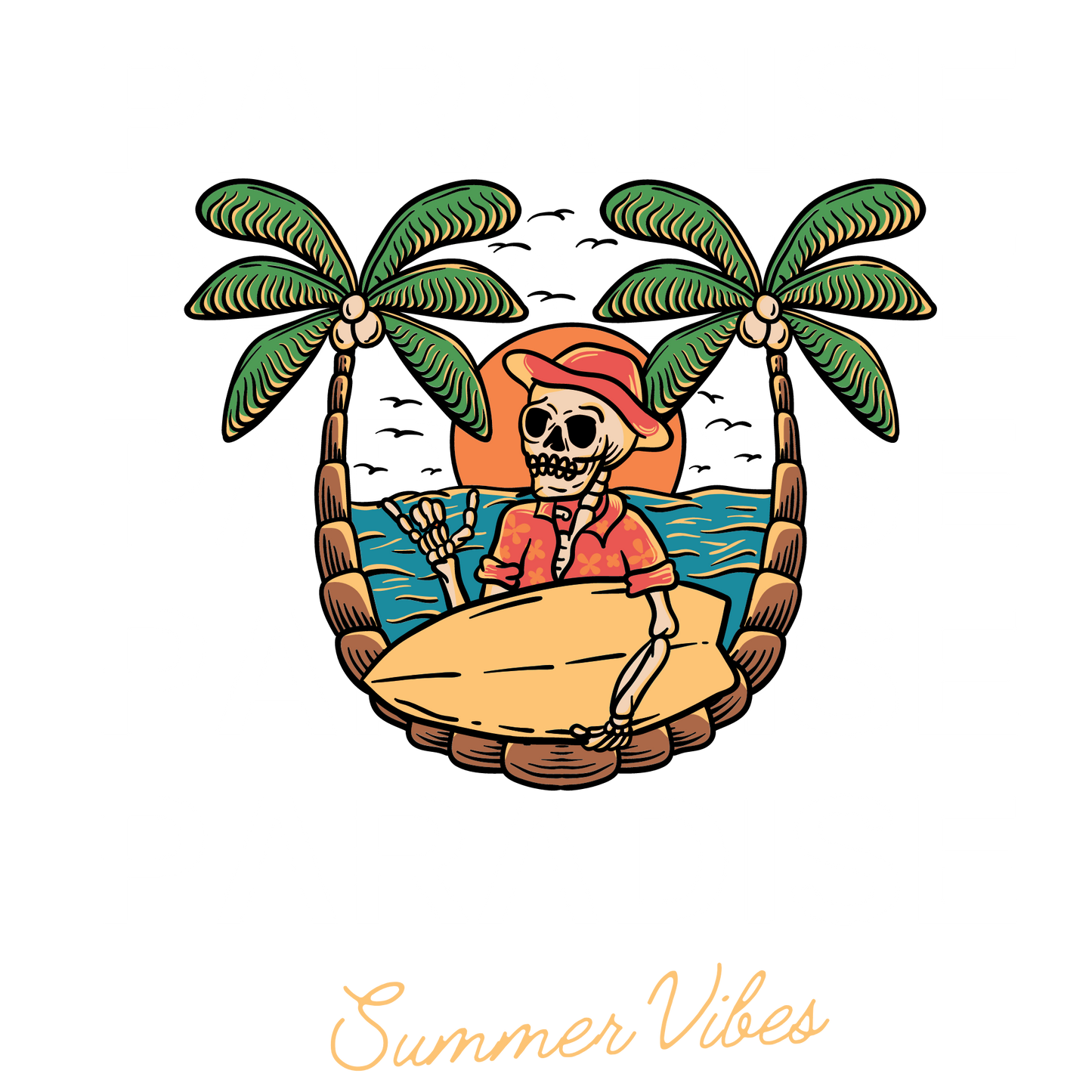Paradise Beach Bums DTF Transparent