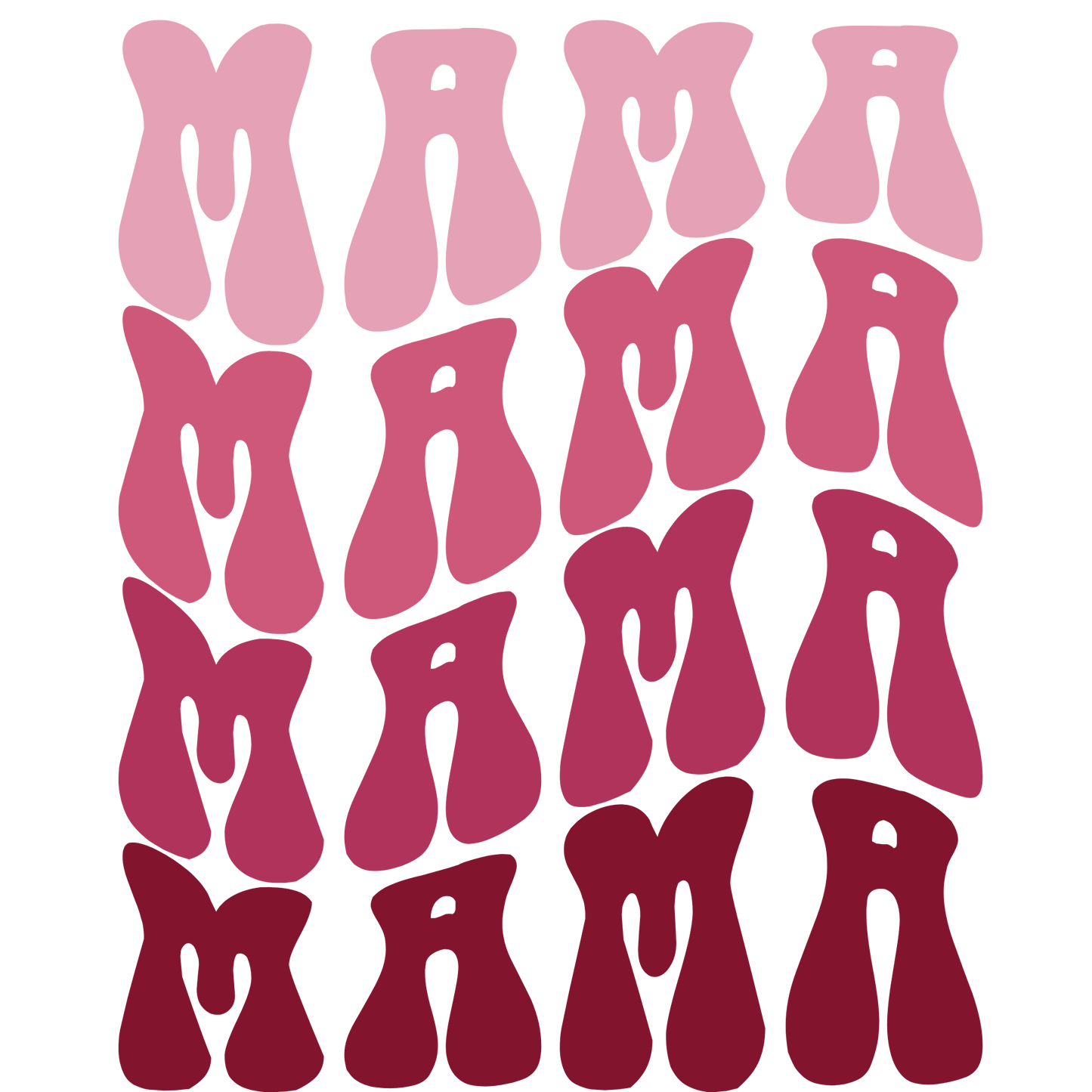 Ombre Mama DTF Transfer