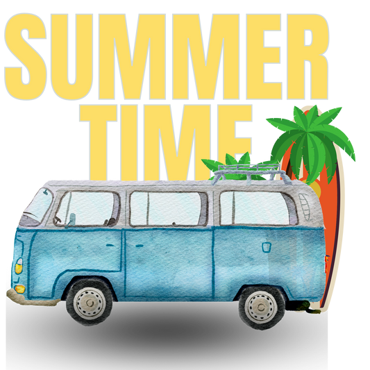 Summer Time VW DTF Transfer